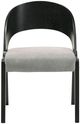 Armen Living Polly 2-Piece Black/Gray Dining Side Chair Set-3