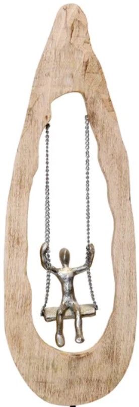 Stylecraft Beige Figure Swing In Log-1