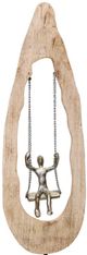 Stylecraft Beige Figure Swing In Log-1