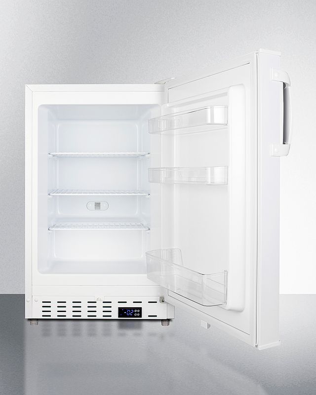Summit® 20" 2.7 Cu. Ft. White ADA Compliant Built In All Freezer-1