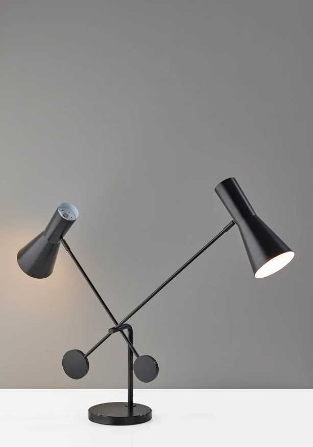 Adesso® Bond Black Desk Lamp-4