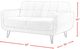 Elements International Hadley 2-Piece Heirloom Teal Living Room Stationary Seating Set with Loveseat-4