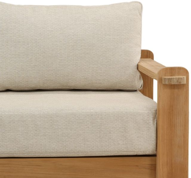 Dovetail Furniture Julie Fairfax Natural/Taupe Olefin/Wooden Outdoor Sofa-3