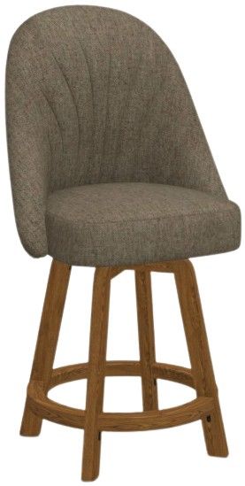 Chromcraft Customizable Landry Swivel Bar Height Dining Stool-0