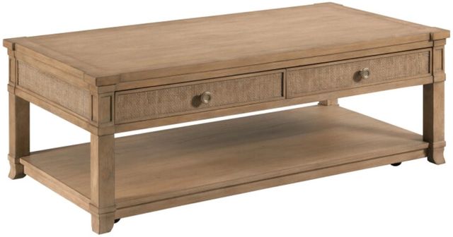 American Drew® Chastain Woodfield Brown Rectangular Coffee Table-0