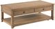 American Drew® Chastain Woodfield Brown Rectangular Coffee Table-0