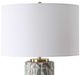 Uttermost® Meltdown Ivory Teal Table Lamp-4