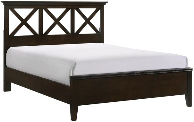 Bernards Nova II Brown King Panel Bed-0