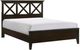 Bernards Nova II Brown King Panel Bed-0