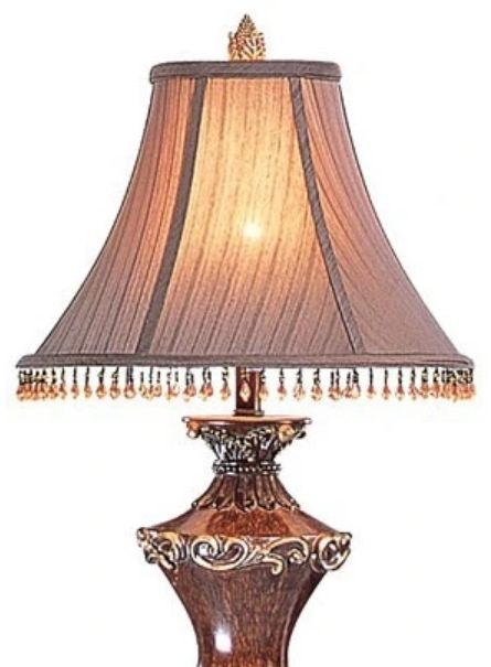 Furniture of America® Selma 2-Piece Gold Table Lamp Set-1