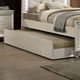 Furniture of America® Allie Pearl White Trundle Bed-0