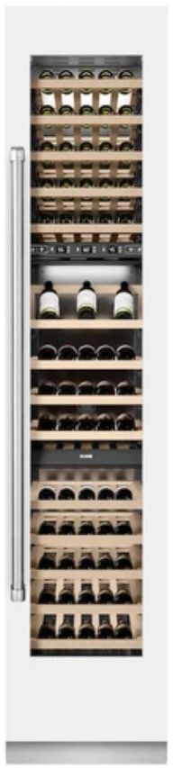 ZLINE 18" 9.0 Cu. Ft. Triple Zone 68 Bottle Right Hinge Column Wine Cooler in White Matte-3