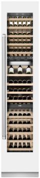 ZLINE 18 in. 9 Cu. Ft. Triple Zone 68 Bottle Right Hinge Column Wine Cooler in White Matte-2