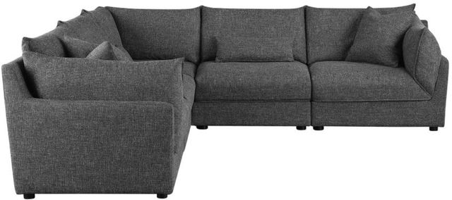 Coaster® Sasha 5-Piece Barely Black Modular Sectional-3