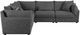 Coaster® Sasha 5-Piece Barely Black Modular Sectional-3