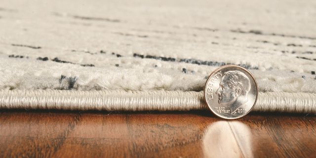 KAS Rugs Luna Silver/Grey Nova 5'x8' Rug-3