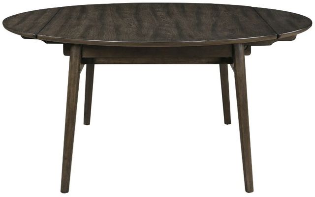 New Classic® Home Furnishings Rex Walnut Dining Table with Self Storing Leaves-0