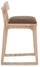 International Furniture Direct Balam Gray/Stained White Barstool-3