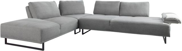 Coaster® Arden 2-Piece Dark Grey Adjustable Back Sectional