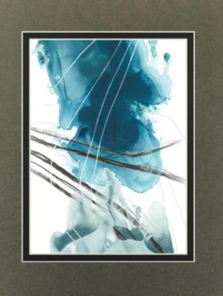 Classy Living June Erica Vess Bella Indigo II 34" Wall Art-2