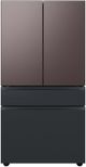 Samsung Bespoke 36" Matte Black Steel French Door Refrigerator Middle Panel-5
