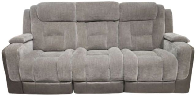 Signature Design by Ashley® Mixed Motion Shadow Power Reclining Sofa with Adjustable Headrest-0