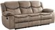 Mazin Furniture Bastrop Brown Fabric Double Reclining Sofa-0