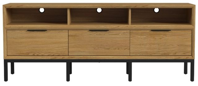 Intercon Newport Natural Oak 70'' TV Console-2