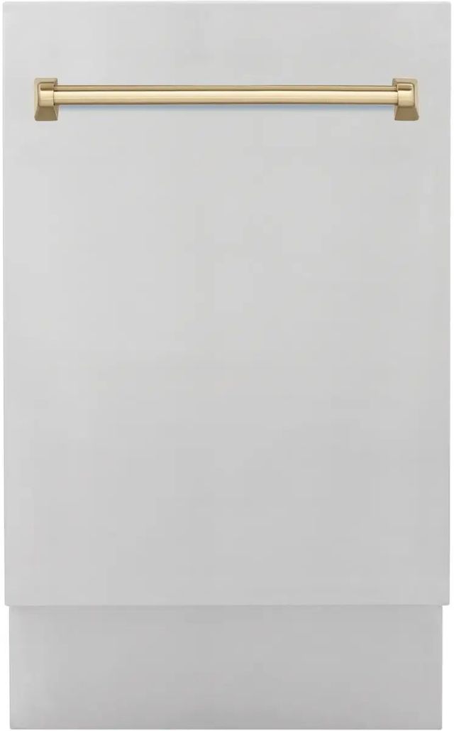 ZLINE Autograph Edition 18" Stainless Steel Built In Dishwasher-0