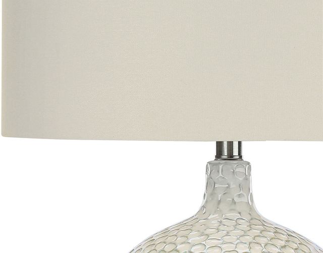 Monarch Specialties Inc. 28"H Cream Ceramic Table Lamp-2