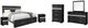 Signature Design by Ashley® Starberry 6-Piece Black King Storage Panel Bed Set-0