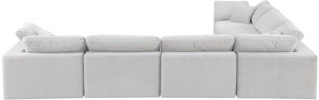 Meridian Furniture Comfy 6-Piece Cream L-Shape Sectional-2
