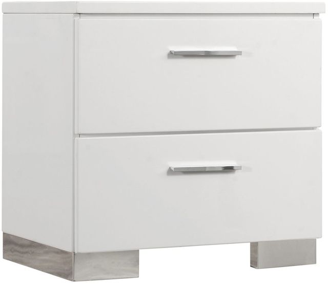 Coaster® Jeremaine 4 Piece White King Bedroom Collection-2