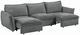 ACME Furniture Eaden Gray Power Sleeper Sofa-4