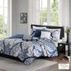 Olliix by Madison Park 6 Piece Indigo King/California King Vienna Reversible Coverlet Set-0