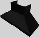 Vent-A-Hood® 60" Black Wall Mounted Range Hood-1