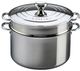 Le Creuset® 8.3 L Stainless Steel Stock Pot with Pasta Insert-0