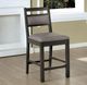 Furniture of America® Vicky 2-Piece Gray Counter Side Chair Set-1