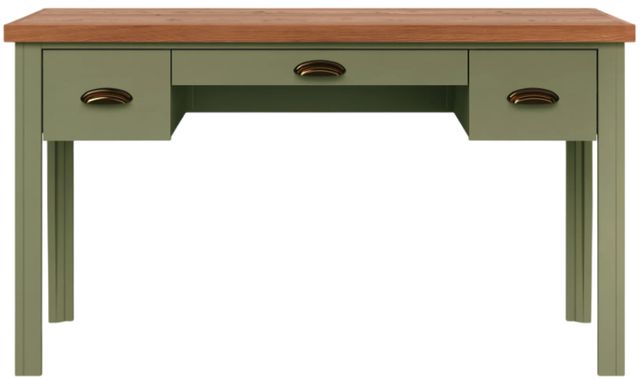 Legends Home Vineyard Fruitwood/Sage Green Writing Desk-3