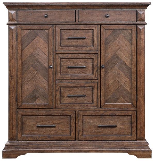 New Classic® Home Furnishings Mar Vista Walnut Door Chest-1