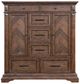 New Classic® Home Furnishings Mar Vista Walnut Door Chest-1