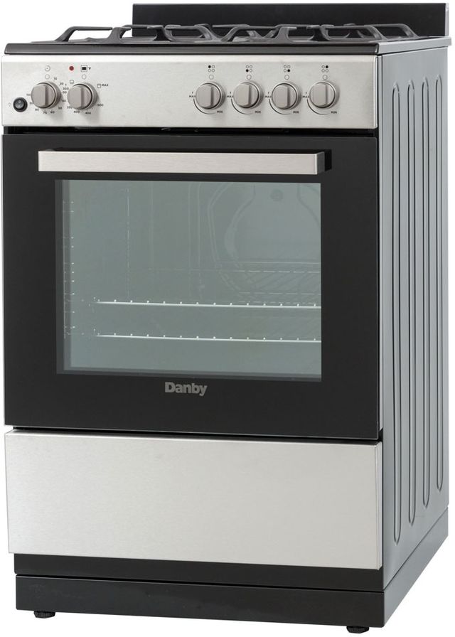 Danby 24" Stainless Steel Freestanding Gas Range-2