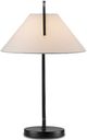 Currey & Company Frey Off-White/Satin Black Desk Lamp-3
