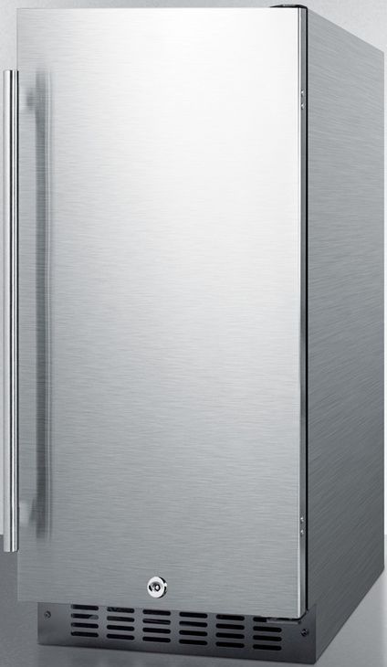 Summit® 2.2 Cu. Ft. Stainless Steel Under the Counter Refrigerator-1