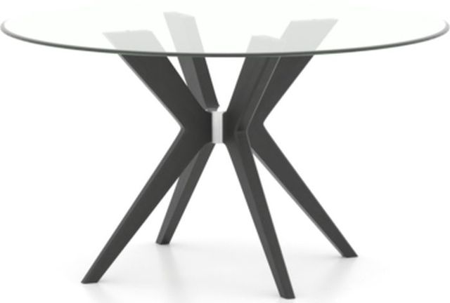 Canadel Customizable Downtown Round Glass DV Base Table-0