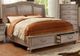 Furniture of America® Belgrade Natural Tone Queen Panel Bed-0