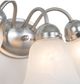 YHD Satin Nickel/White Style 2 Incandescent Bathroom Vanity Lighting-4