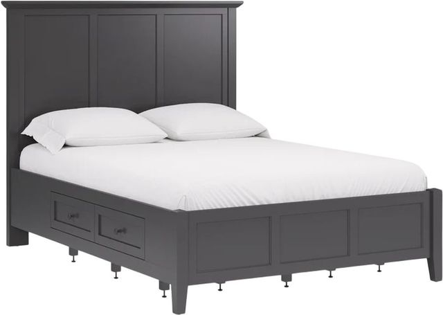 Modus Furniture Grace Raven Black Queen Platform Storage Bed-0