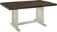 Sunny Designs™ Carriage House 4-Piece Cottage White/European Dark Breakfast Nook Set-3