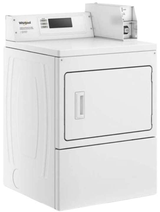 Whirlpool Commercial® 7.4 Cu. Ft. White Front Load Electric Dryer-1